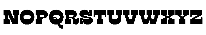 RSTSilvestre HardUltra Instance Font UPPERCASE