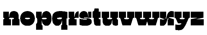 RSTSilvestre HardUltra Instance Font LOWERCASE