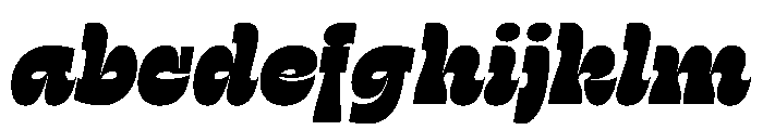 RSTSilvestre HardUltraItalic Instance FONT