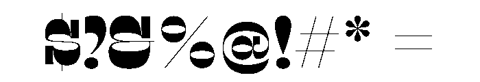 RSTSilvestre SharpBold Instance Font OTHER CHARS