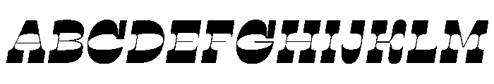 RSTSilvestre SharpBoldItalic Instance Font UPPERCASE