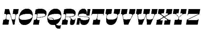 RSTSilvestre SharpBoldItalic Instance Font UPPERCASE