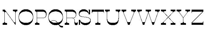 RSTSilvestre SharpLight Instance Font UPPERCASE