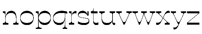 RSTSilvestre SharpLight Instance Font LOWERCASE