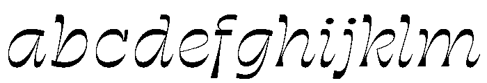 RSTSilvestre SharpLightItalic Instance FONT