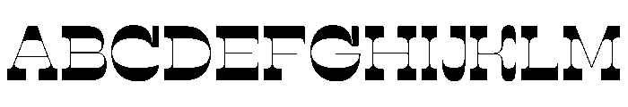 RSTSilvestre SharpMedium Instance Font UPPERCASE