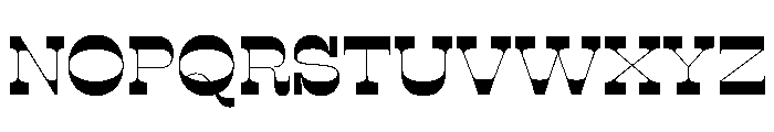 RSTSilvestre SharpMedium Instance Font UPPERCASE