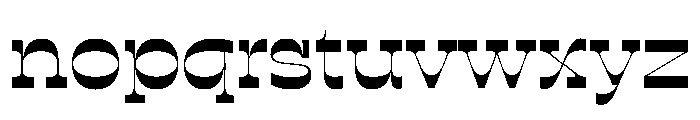 RSTSilvestre SharpMedium Instance Font LOWERCASE
