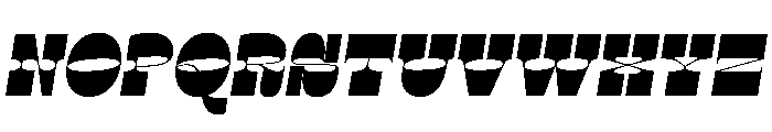 RSTSilvestre SharpUltraItalic Instance Font UPPERCASE