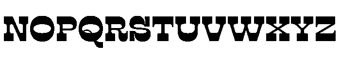 RSTSilvestre SolidBold Instance Font UPPERCASE
