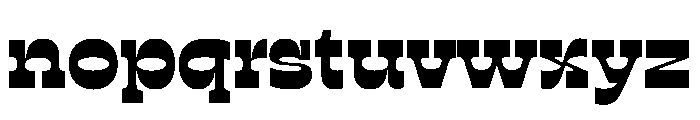 RSTSilvestre SolidBold Instance Font LOWERCASE