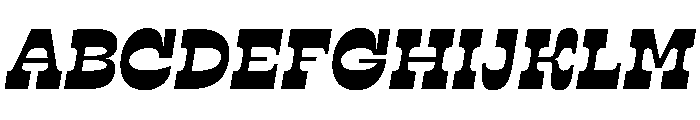 RSTSilvestre SolidBoldItalic Instance Font UPPERCASE