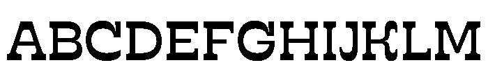RSTSilvestre SolidMedium Instance Font UPPERCASE
