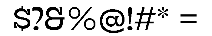 RSTSilvestre SolidRegular Instance Font OTHER CHARS