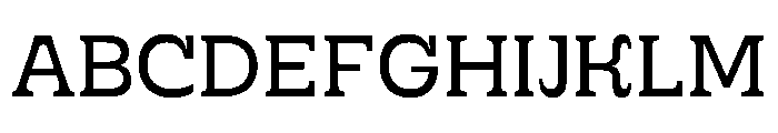 RSTSilvestre SolidRegular Instance Font UPPERCASE