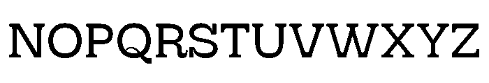 RSTSilvestre SolidRegular Instance Font UPPERCASE