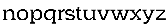 RSTSilvestre SolidRegular Instance Font LOWERCASE