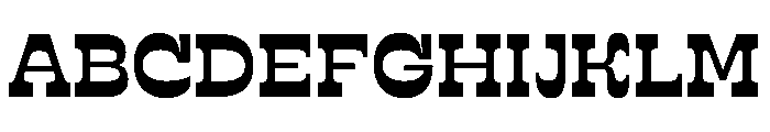 RSTSilvestre SolidSemibold Instance Font UPPERCASE
