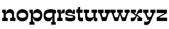 RSTSilvestre SolidSemibold Instance Font LOWERCASE
