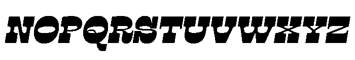 RSTSilvestre SolidUltraItalic Instance Font UPPERCASE