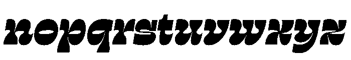 RSTSilvestre SolidUltraItalic Instance Font LOWERCASE