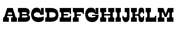 RSTSilvestre StrongBlack Instance Font UPPERCASE