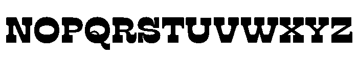 RSTSilvestre StrongBlack Instance Font UPPERCASE