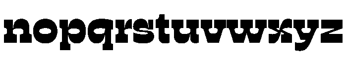 RSTSilvestre StrongBlack Instance Font LOWERCASE