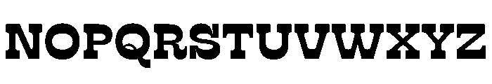 RSTSilvestre StrongBold Instance Font UPPERCASE