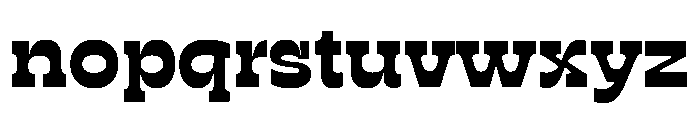 RSTSilvestre StrongBold Instance Font LOWERCASE