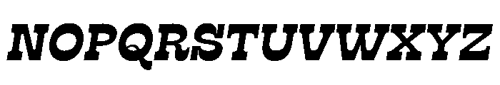 RSTSilvestre StrongBoldItalic Instance Font UPPERCASE