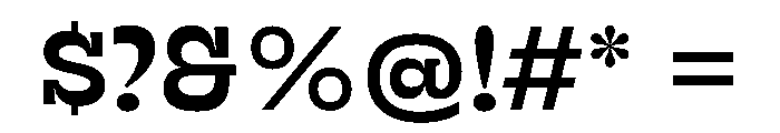 RSTSilvestre StrongMedium Instance Font OTHER CHARS