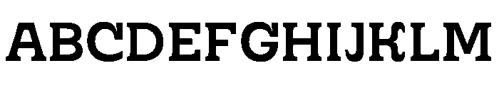 RSTSilvestre StrongMedium Instance Font UPPERCASE