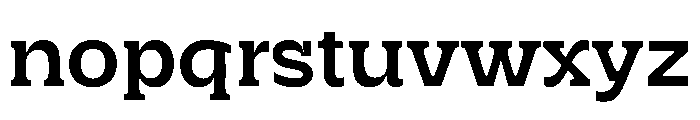 RSTSilvestre StrongMedium Instance Font LOWERCASE
