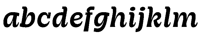 RSTSilvestre StrongMediumItalic Instance FONT