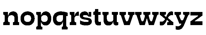 RSTSilvestre StrongSemibold Instance Font LOWERCASE