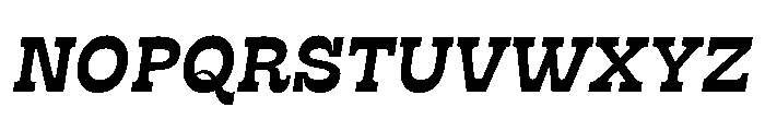 RSTSilvestre StrongSemiboldItalic Instance Font UPPERCASE