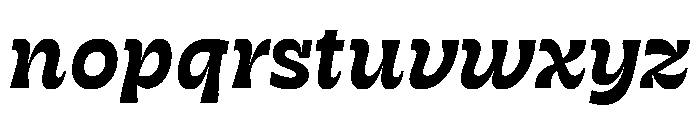 RSTSilvestre StrongSemiboldItalic Instance Font LOWERCASE