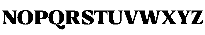 RSTThermal BlackDisplay Instance Font UPPERCASE