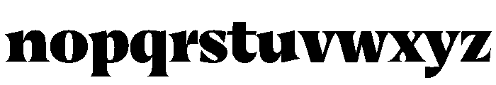 RSTThermal BlackDisplay Instance Font LOWERCASE