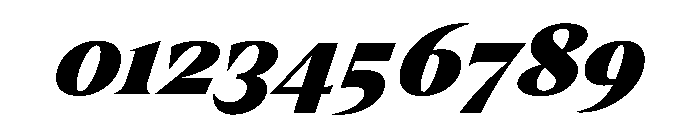 RSTThermal BlackDisplayItalic Instance Font OTHER CHARS