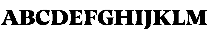 RSTThermal BlackHeadline Instance Font UPPERCASE