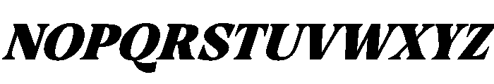 RSTThermal BlackHeadlineItalic Instance Font UPPERCASE