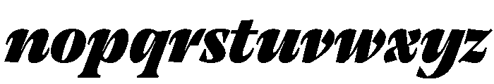 RSTThermal BlackHeadlineItalic Instance Font LOWERCASE