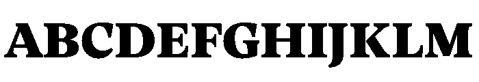RSTThermal BlackText Instance Font UPPERCASE
