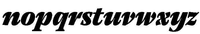 RSTThermal BlackTextItalic Instance Font LOWERCASE
