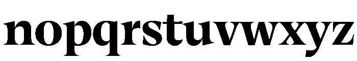 RSTThermal BoldDisplay Instance Font LOWERCASE