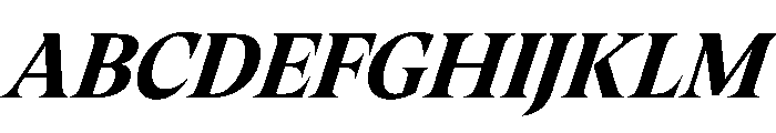 RSTThermal BoldDisplayItalic Instance Font UPPERCASE