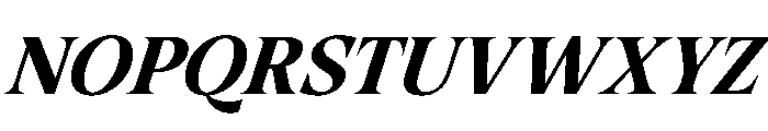 RSTThermal BoldDisplayItalic Instance Font UPPERCASE