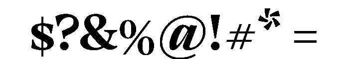 RSTThermal BoldHeadline Instance Font OTHER CHARS